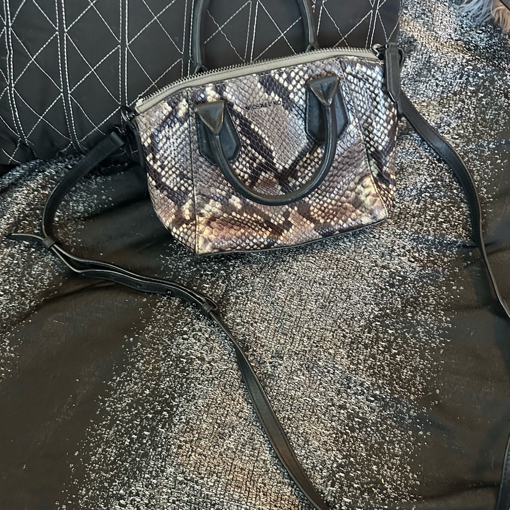 Michael Kors snakeskin crossbody